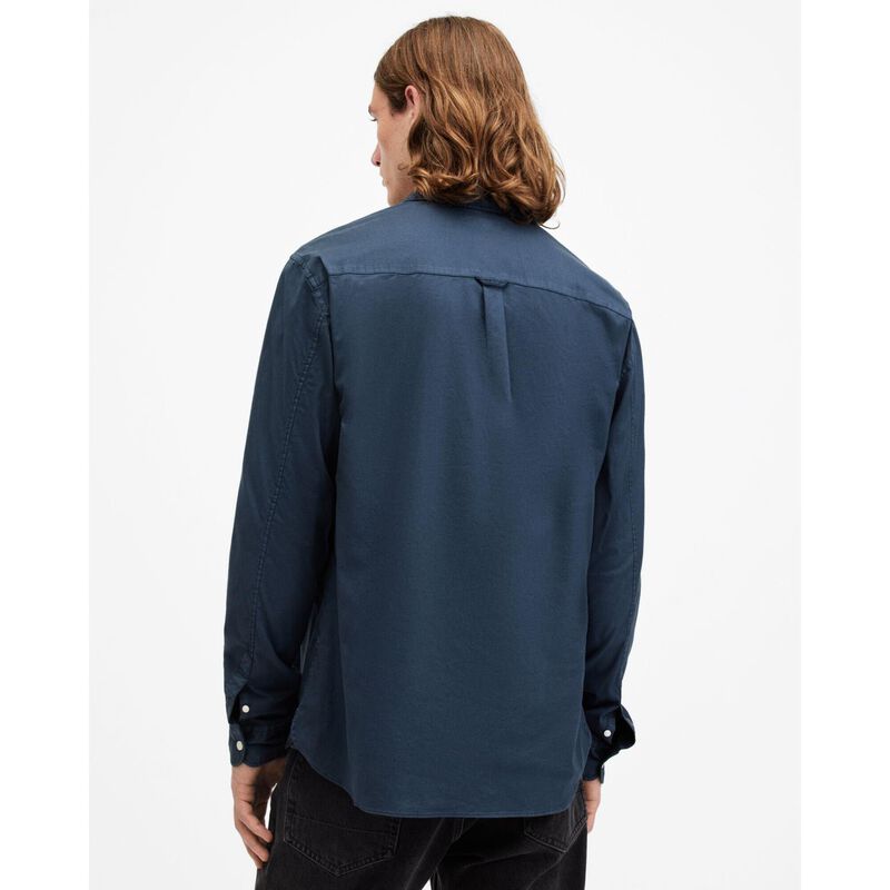 AllSaints Hawthorne Ramskull Stretch Fit Shirt image number 5